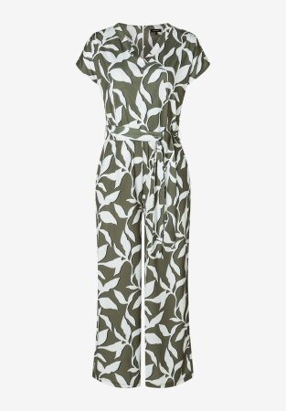Printed Slinky Jumpsuit