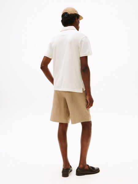 OPEN KNIT FULL PLACKET REG POLO