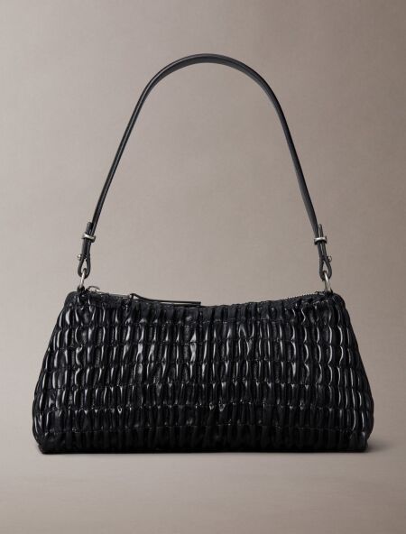 RUCHED DROP SHOULDER BAG
