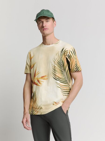 T-Shirt Crewneck Allover Printed Sl