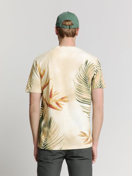 T-Shirt Crewneck Allover Printed Sl