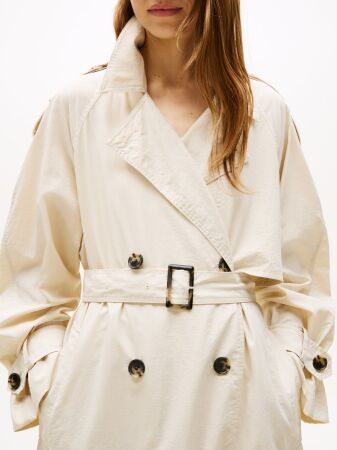 LW NYLON OVERSIZED TRENCH