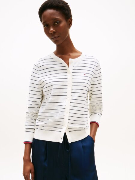 CO JERSEY STITCH C-NK LS CARDI