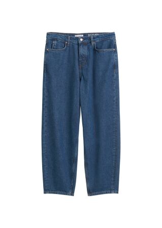 Denim Trousers, High Waist, Barrel