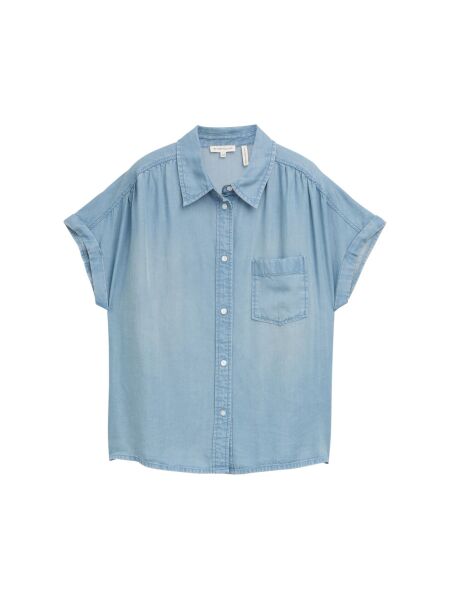 blouse denim look