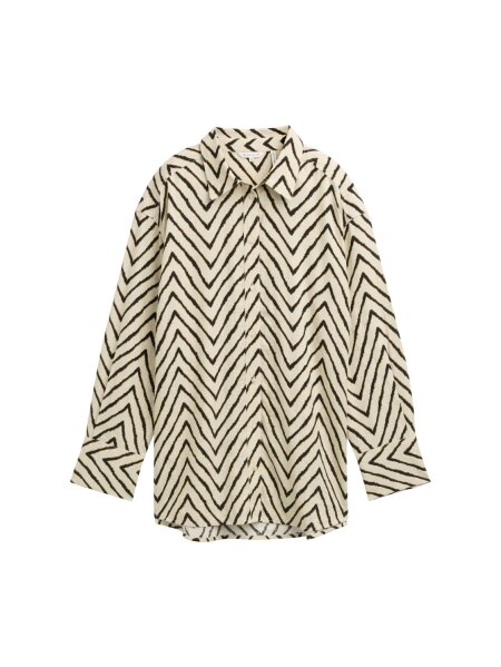 blouse longstyle with linen