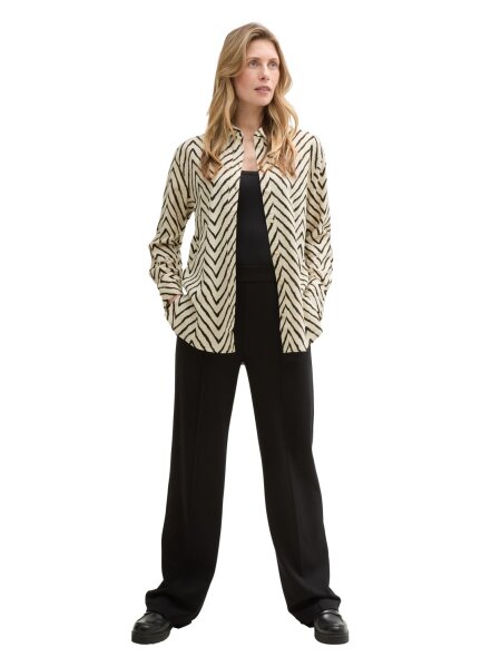 blouse longstyle with linen