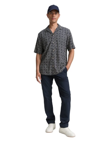 comfort printed viscose shirt