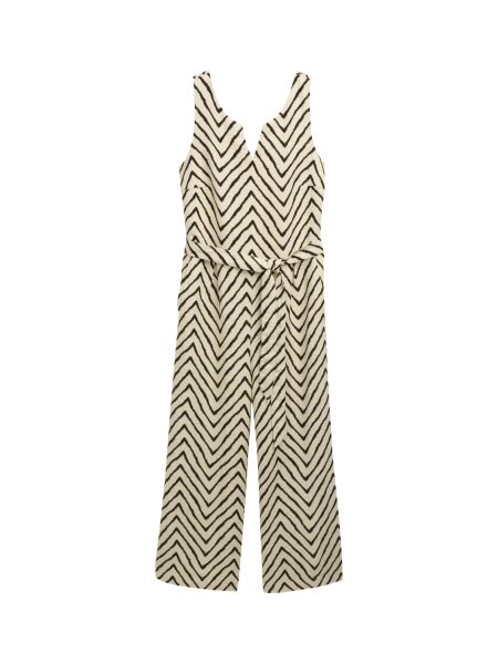 overall linen with slit detail