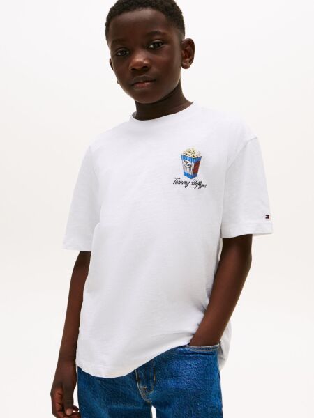 PHOTO PRINT SLUB T-SHIRT SS