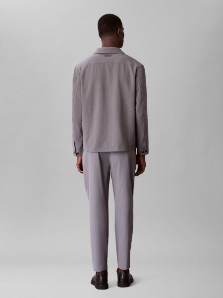 LS SEERSUCKER SHIRT JACKET