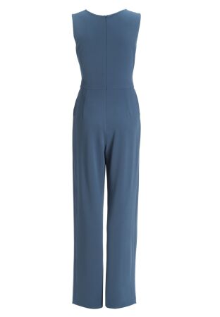 Jumpsuit aus Crepe Jersey mit Drapi