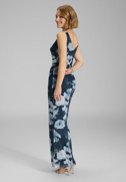 Figurbetontes Abendkleid aus Mesh m