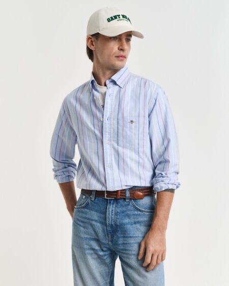 REG CLASSIC OXFORD MULTI STR SHIRT