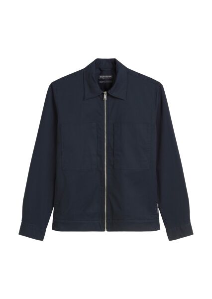 Overshirt with kent collar, two che