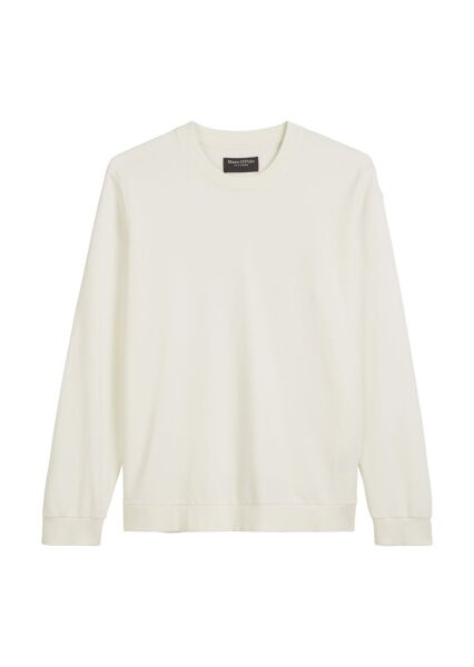 Sweatshirt, long sleeve, ribbed cre