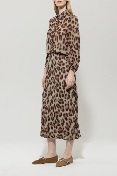 Hemdbluse mit Animal-Print