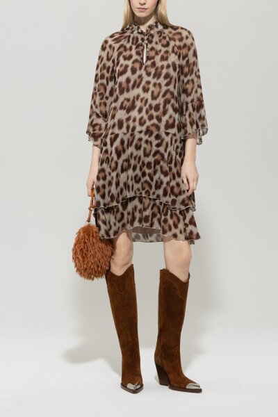Kleid mit Animal-Print