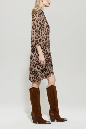 Kleid mit Animal-Print