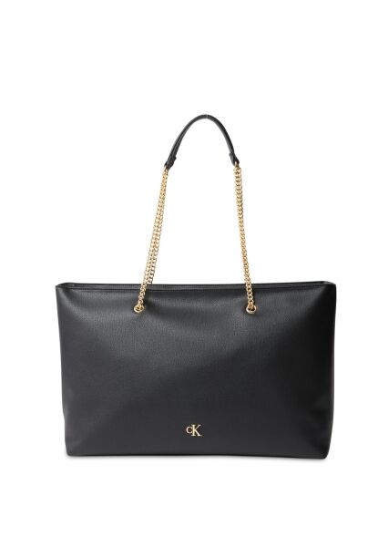 MINIMAL MONOGRAM CHAIN TOTE