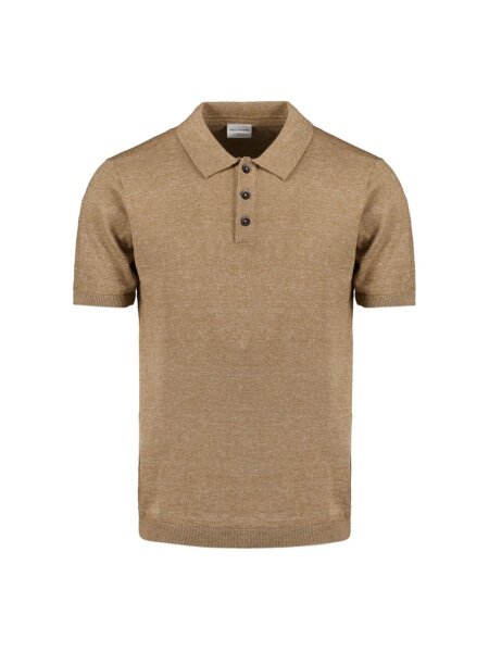 Pullover Short Sleeve Polo Melange