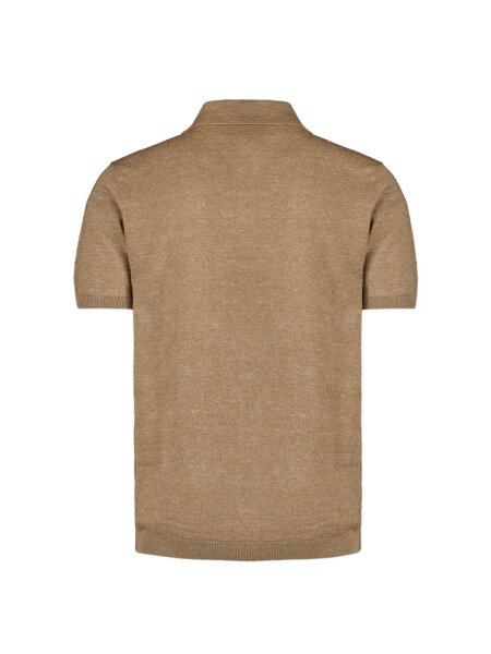 Pullover Short Sleeve Polo Melange
