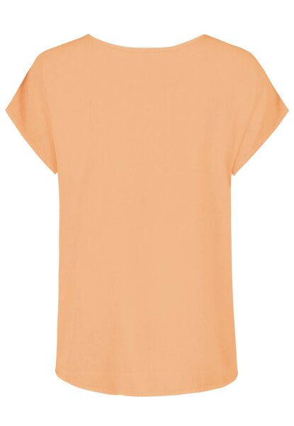 DOB Bluse, Rundhals mit Piping, übe