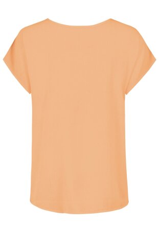 DOB Bluse, Rundhals mit Piping, &uuml;be