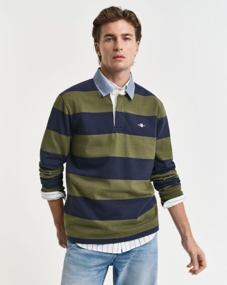 REG CHAMBRAY STRIPE HEAVY RUGGER