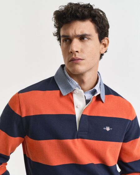 REG CHAMBRAY STRIPE HEAVY RUGGER