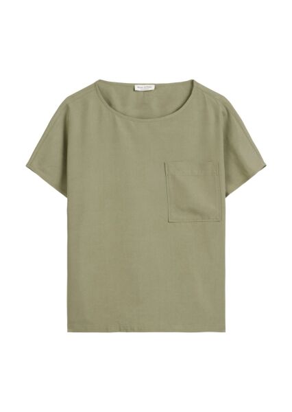 Blouse, t-shirt style, short sleeve