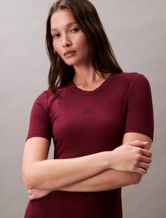 A - MODAL RIB SS DRESS