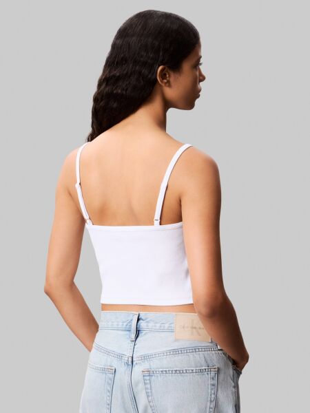 A- WOVEN LABEL RIB CAMI