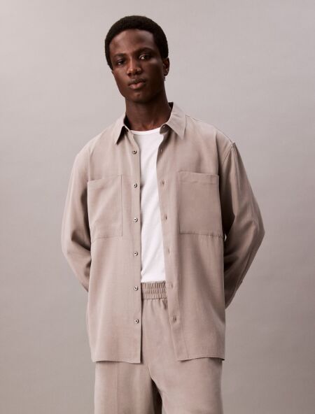 LS DRAPEY RELAXED SHIRT