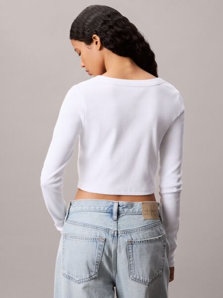 LS WOVEN LABEL 2X2 COTTON RIB CA