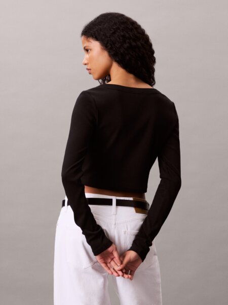 LS WOVEN LABEL 2X2 COTTON RIB CA