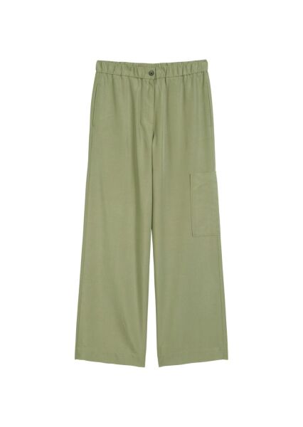 Pants, long, wide leg, patch pocket