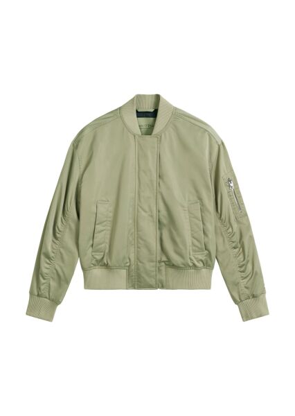 Blouson, knitted details, contrast