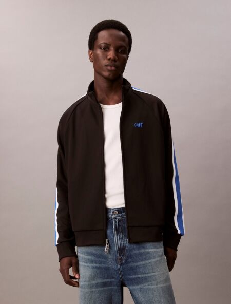 STRETCH TWILL TRACK JACKET