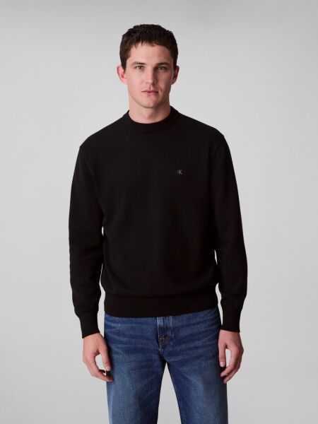 LS COTTON EASY FIT CREWNK SWEATE