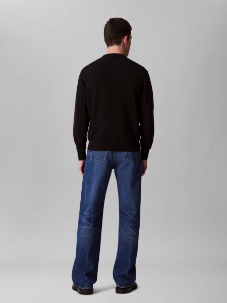 LS COTTON EASY FIT CREWNK SWEATE