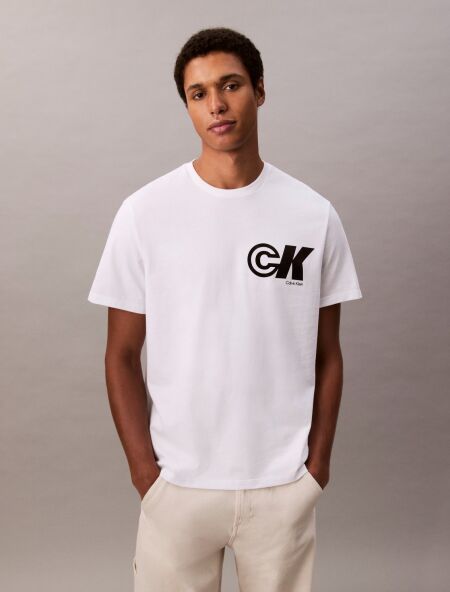 SS 20S CK SPORT LOGO GRAPHIC TEE