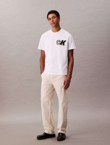 SS 20S CK SPORT LOGO GRAPHIC TEE