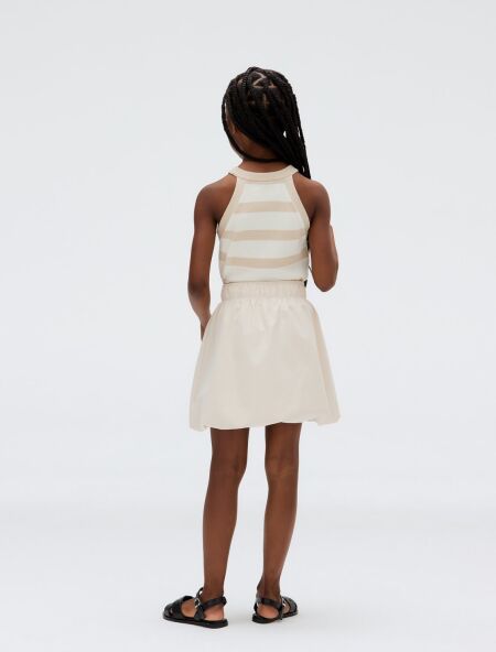 BUBBLE HEM SKIRT