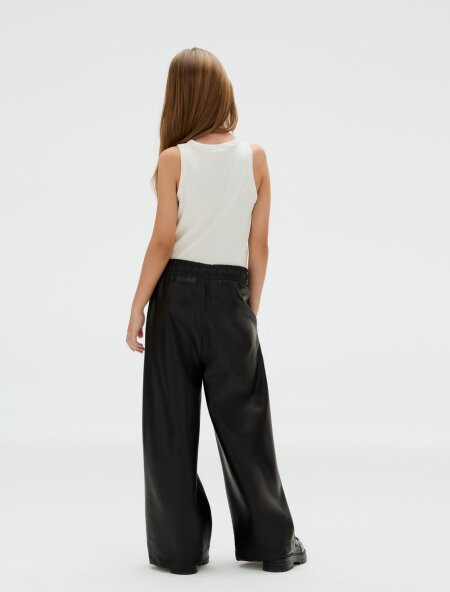 FAUX LEATHER PANTS