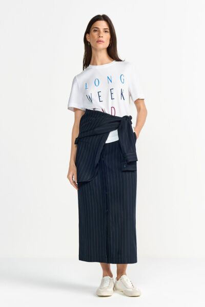 Elegant Fit T-Shirt Long Week End