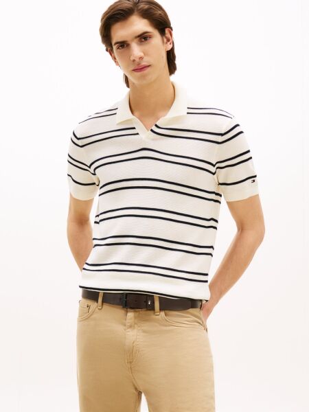 DC KNTD STP JHNY COLLAR POLO
