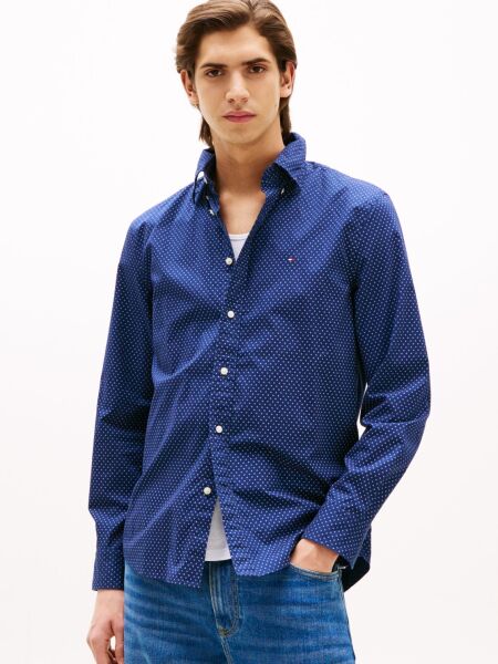 FLEX POPLIN FAKE SOLID RF SHIRT