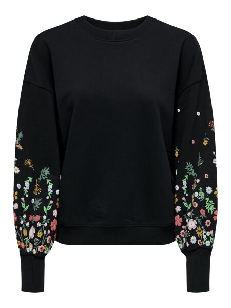ONLBROOKE L/S O-NECK FLOWER SWT NOO