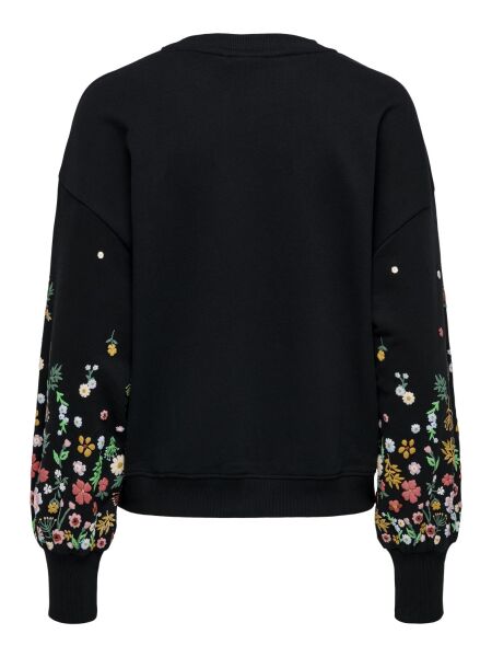 ONLBROOKE L/S O-NECK FLOWER SWT NOO